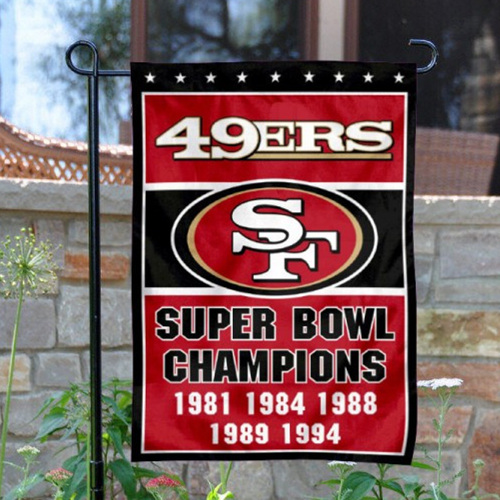 San Franccisco 49ers Double-Sided Garden Flag 002 (Pls Check Description For Details)